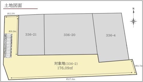 東京都新宿区高田馬場３丁目 間取図・土地図