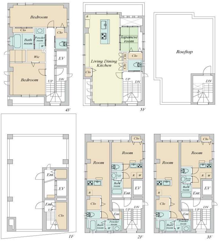 東京都港区東麻布２丁目 間取図・土地図