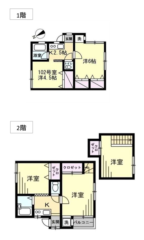 神奈川県川崎市川崎区桜本１丁目 間取図・土地図