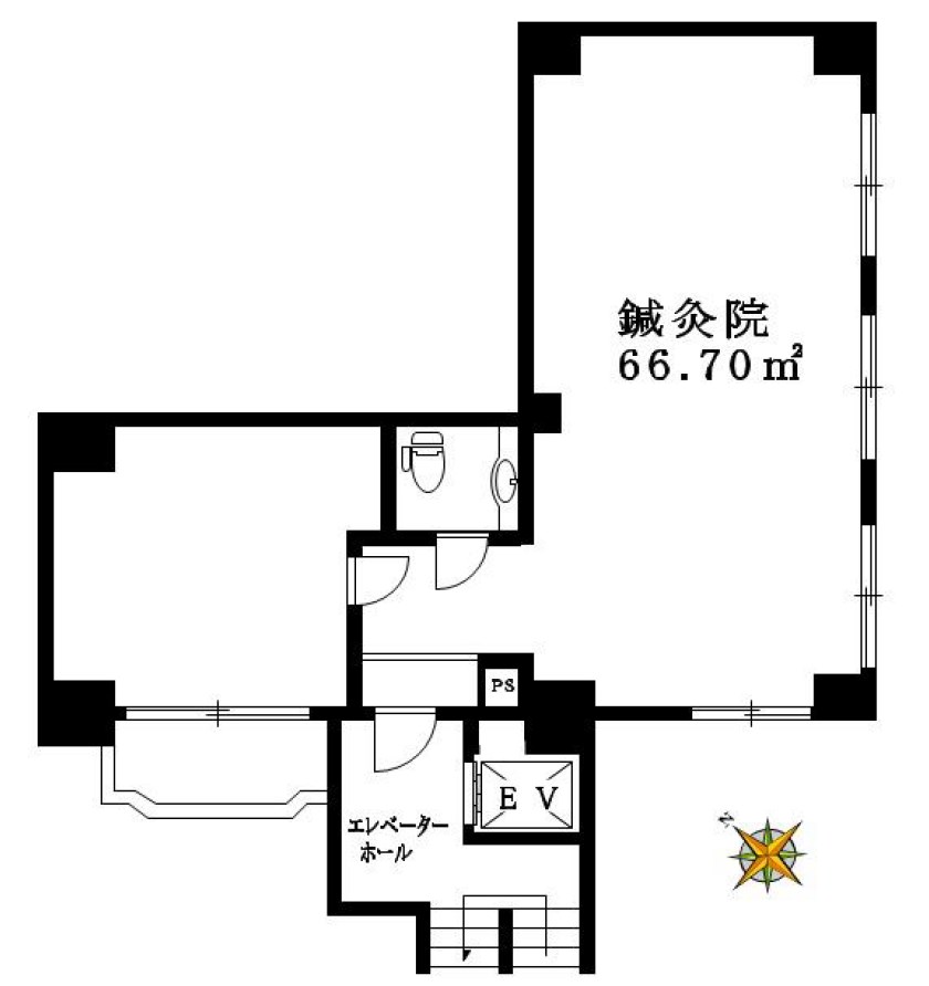 東京都港区東麻布３丁目 間取図・土地図