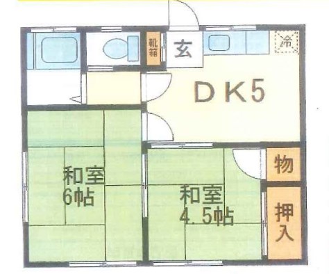 神奈川県横浜市緑区東本郷４丁目 間取図・土地図
