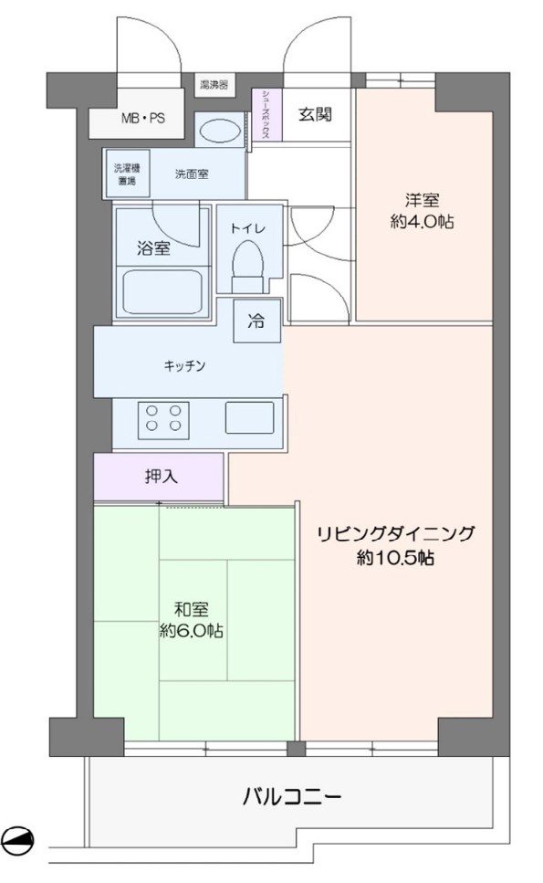 東京都港区芝浦４丁目 間取図・土地図