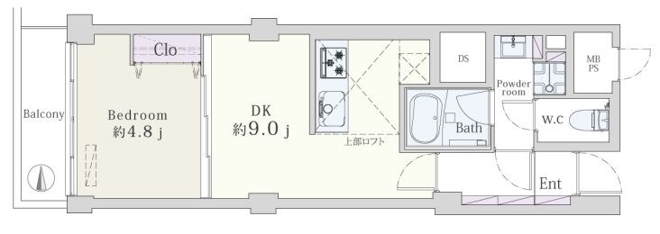 東京都港区六本木５丁目 間取図・土地図