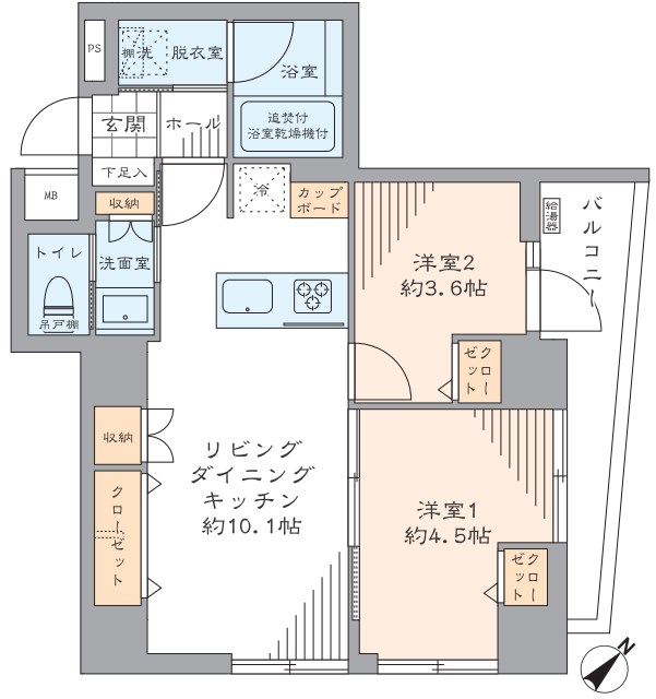 東京都港区西麻布２丁目 間取図・土地図