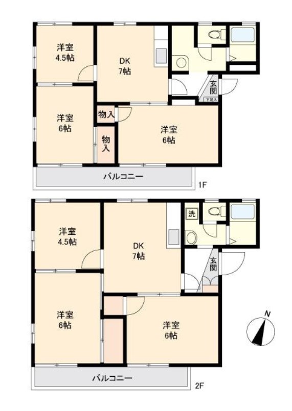 埼玉県狭山市富士見１丁目 間取図・土地図