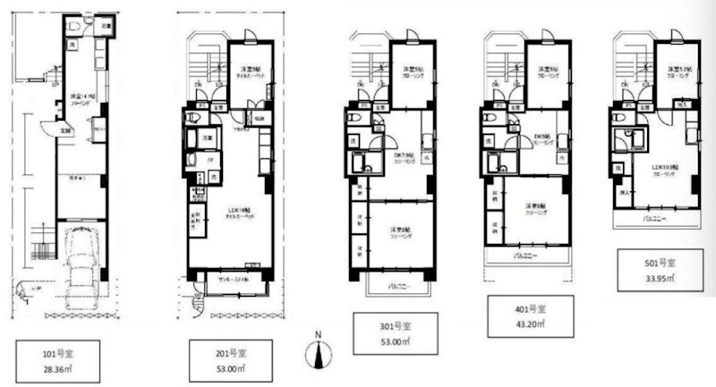 東京都港区白金５丁目 間取図・土地図
