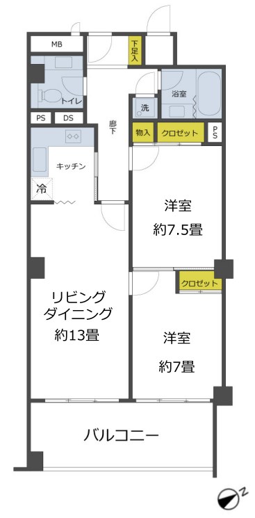 東京都港区白金４丁目 間取図・土地図