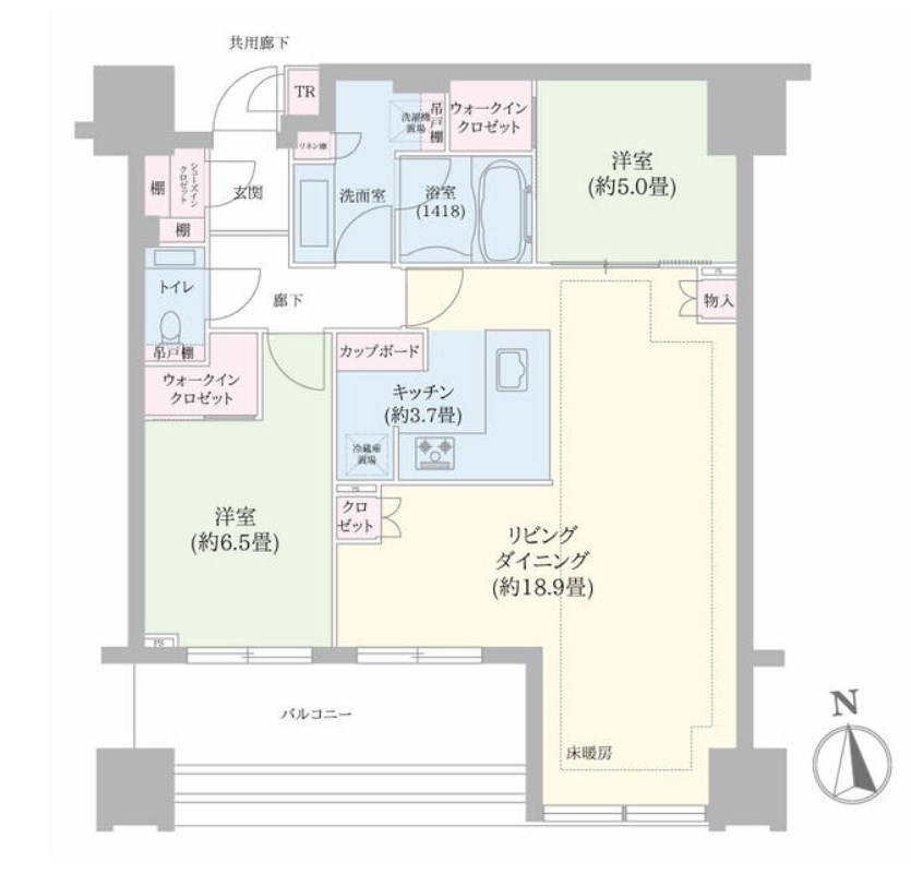 東京都港区白金１丁目 間取図・土地図