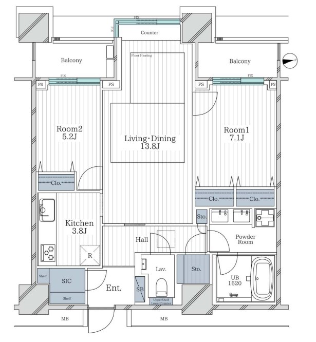 東京都港区高輪１丁目 間取図・土地図