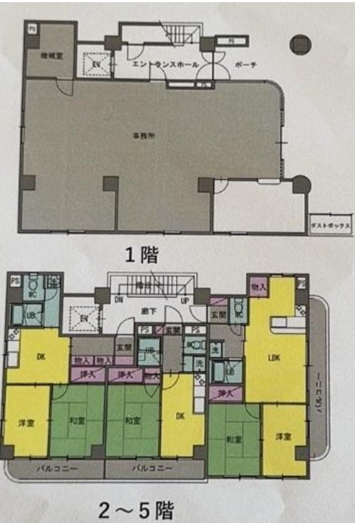 千葉県八千代市八千代台北１丁目 間取図・土地図