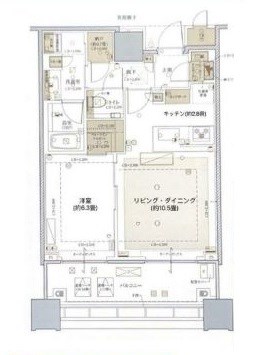 東京都港区白金１丁目 間取図・土地図