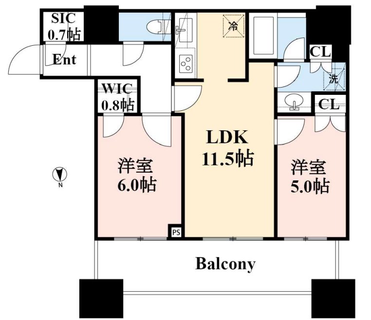 東京都港区芝１丁目 間取図・土地図