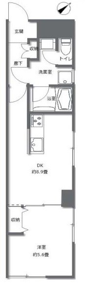 東京都新宿区西新宿７丁目 間取図・土地図