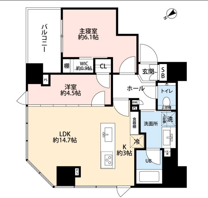 東京都港区海岸１丁目 間取図・土地図