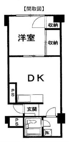 東京都新宿区富久町 間取図・土地図