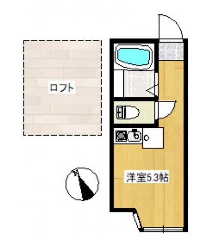 神奈川県川崎市川崎区塩浜３丁目 間取図・土地図