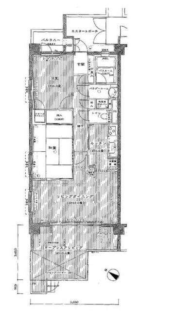 東京都目黒区中目黒１丁目 間取図・土地図