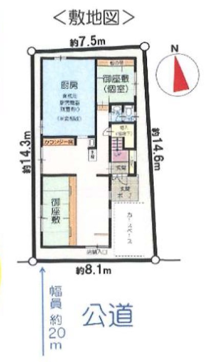 千葉県千葉市中央区登戸２丁目 区画図