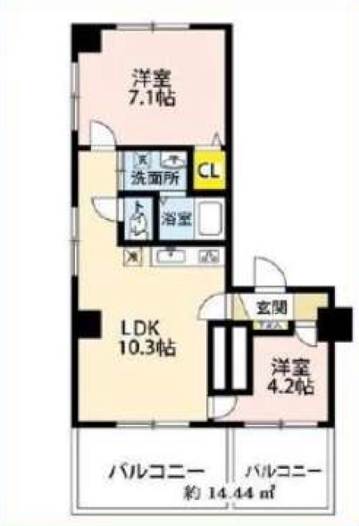 東京都港区麻布台３丁目 間取図・土地図