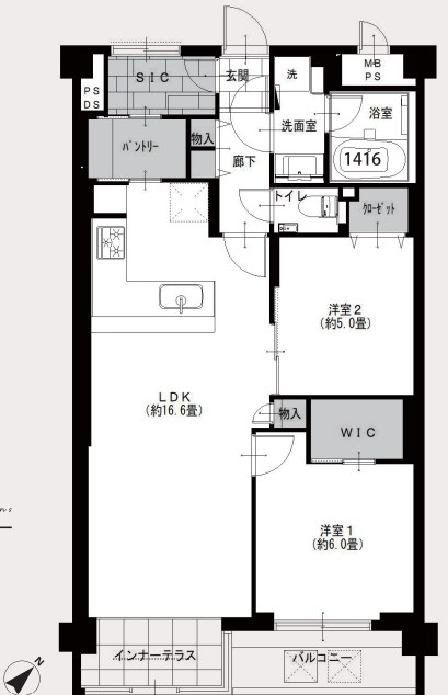 東京都港区南青山５丁目 間取図・土地図