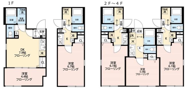 東京都足立区千住仲町 間取図・土地図