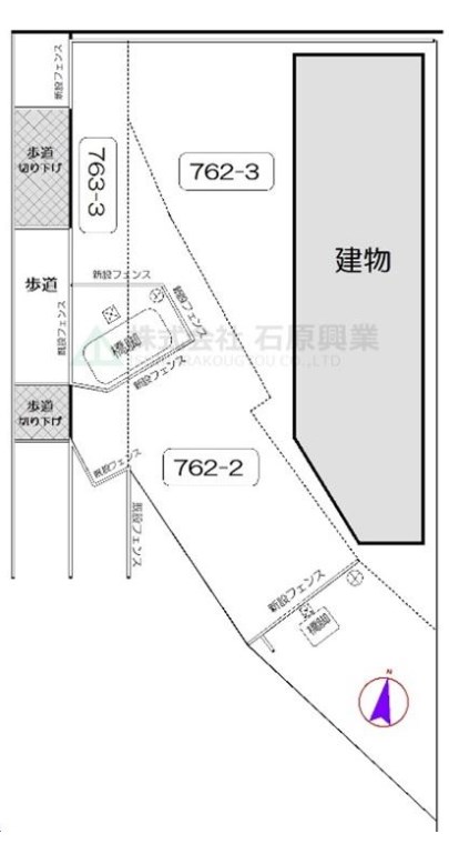 神奈川県横浜市港北区新羽町 区画図
