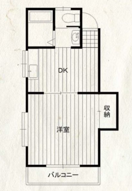 東京都福生市福生 間取図・土地図