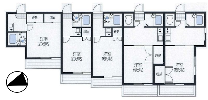 神奈川県藤沢市西富２丁目 間取図・土地図