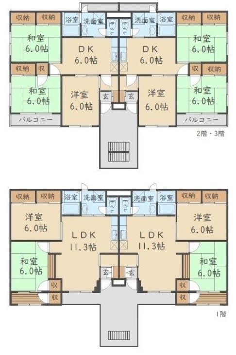 千葉県八千代市吉橋 間取図・土地図