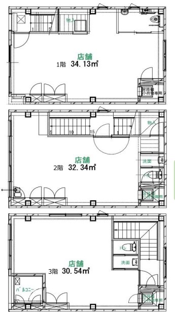 東京都港区芝大門２丁目 間取図・土地図