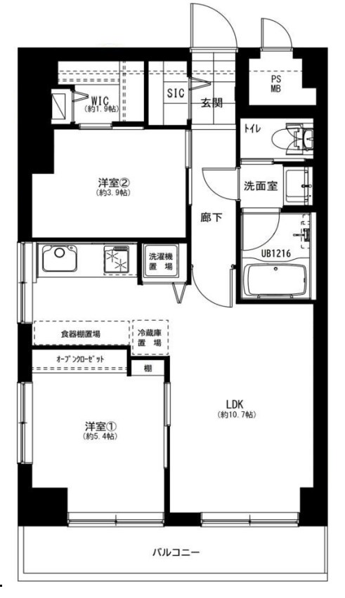 東京都港区三田５丁目 間取図・土地図
