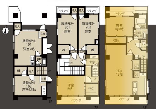 東京都品川区大崎４丁目 間取図・土地図