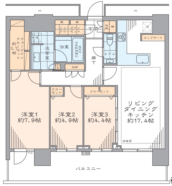 東京都港区港南３丁目 間取図・土地図