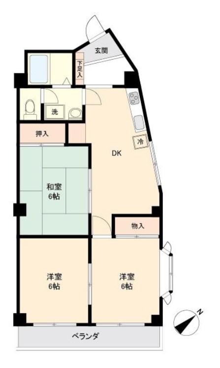 神奈川県横須賀市二葉２丁目 間取図・土地図