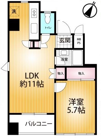 東京都品川区西五反田７丁目 間取図・土地図