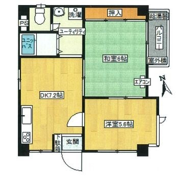 東京都品川区南大井３丁目 間取図・土地図