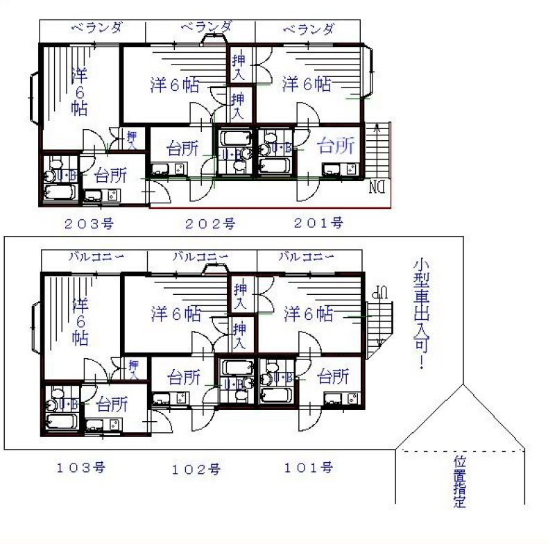 東京都足立区西新井４丁目 間取図・土地図