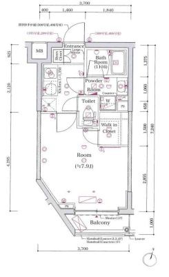 東京都品川区北品川５丁目 間取図・土地図