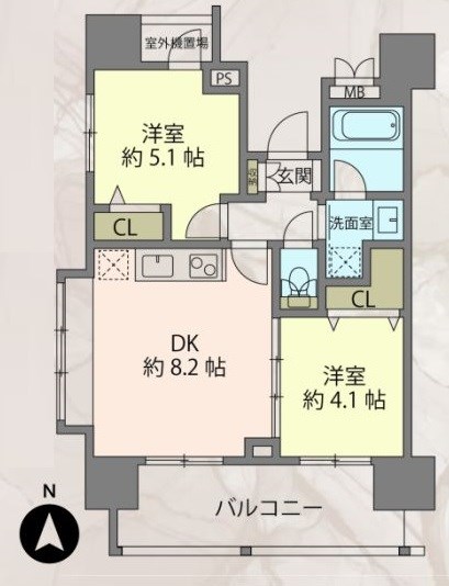 東京都品川区南大井４丁目 間取図・土地図