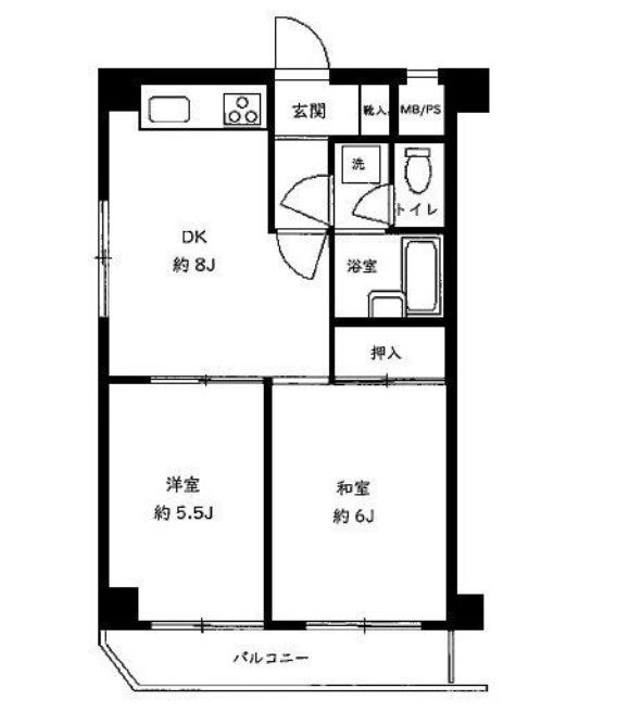 東京都荒川区東尾久１丁目 間取図・土地図