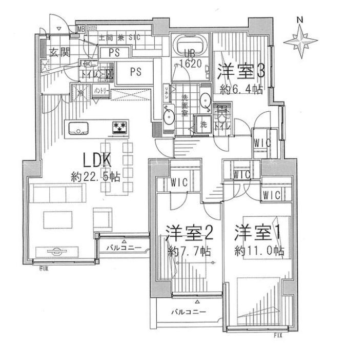 東京都品川区上大崎４丁目 間取図・土地図