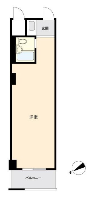 東京都港区新橋６丁目 間取図・土地図