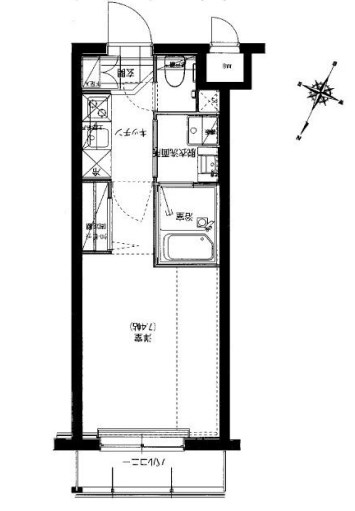 東京都港区高輪４丁目 間取図・土地図