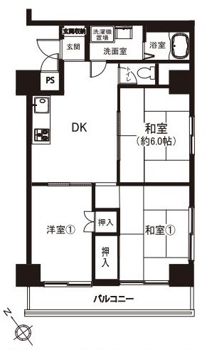 東京都豊島区東池袋５丁目 間取図・土地図