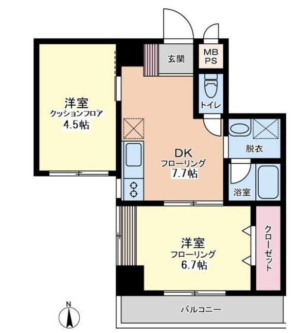東京都台東区雷門１丁目 間取図・土地図
