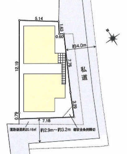 東京都杉並区荻窪３丁目 区画図