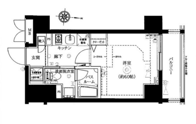 東京都港区芝１丁目 間取図・土地図