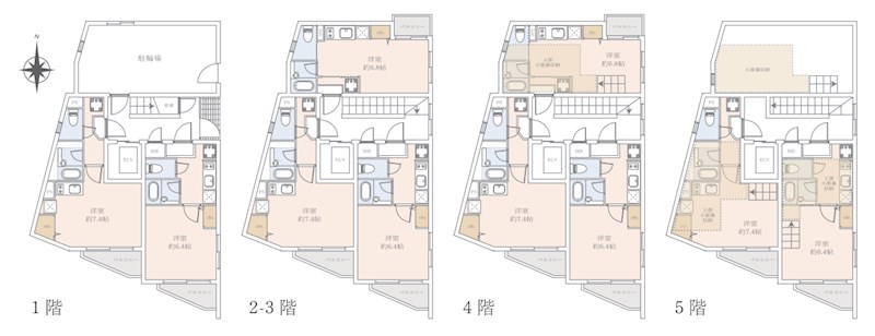 東京都中野区大和町３丁目 間取図・土地図
