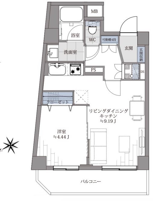 東京都港区三田５丁目 間取図・土地図