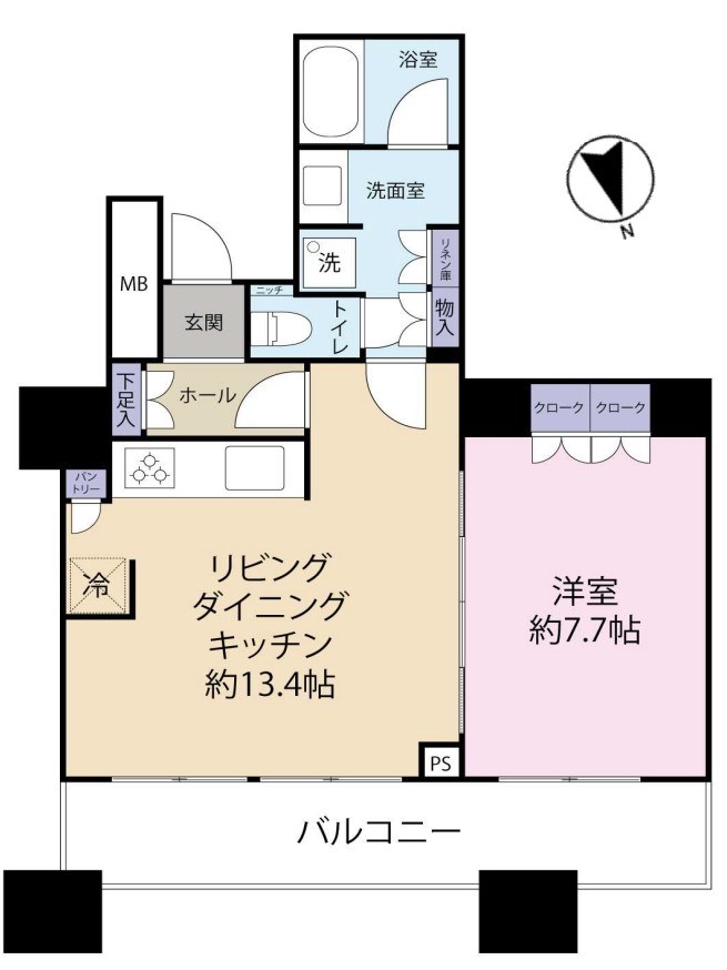 東京都港区芝浦４丁目 間取図・土地図